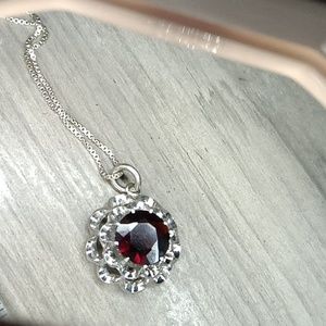 Dark blood moon flower 🌻 Necklace